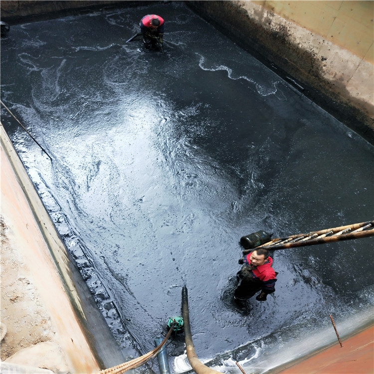 柞水废水池清理